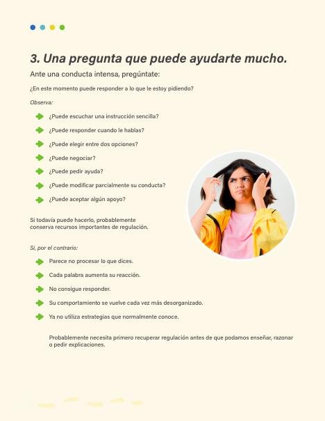 Página 6 de la guía: sección Una pregunta que puede ayudarte mucho